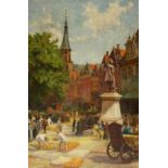 Mary Groves (EXH 1883-1917) - The Cheese Market in Hoorn,