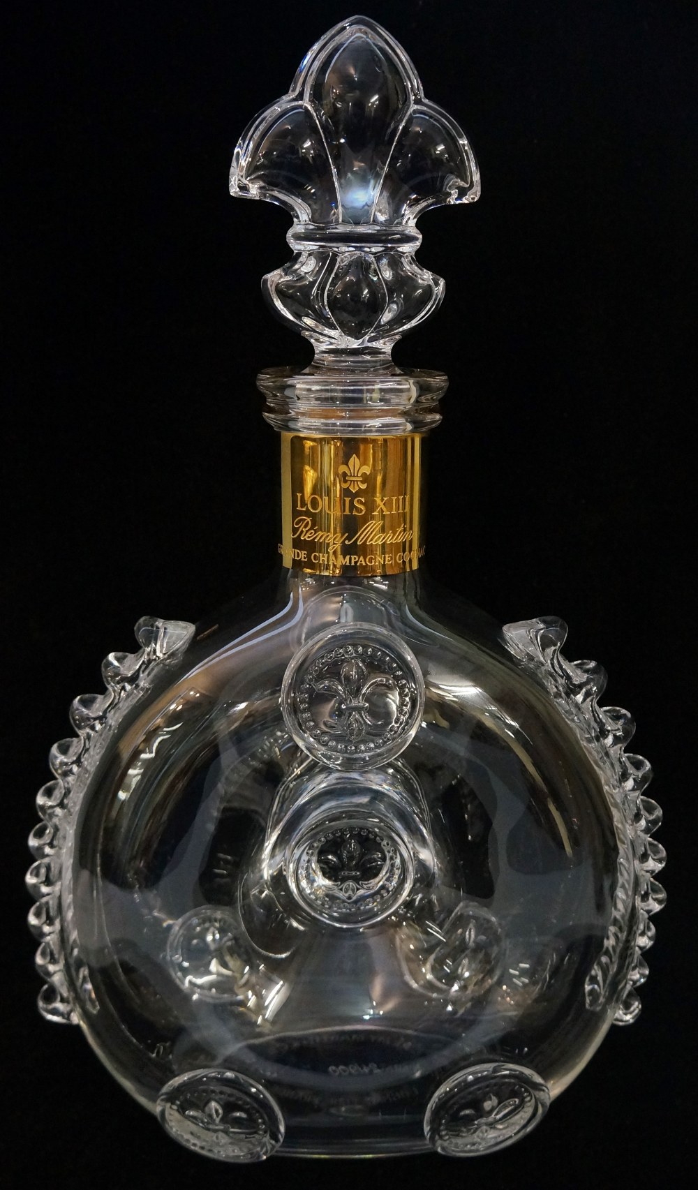 A limited edition (24/900) Louis XIII Remy Martin Grande Champagne Cognac glass decanter by