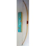 A Slazenger long bow, 32lbs,