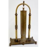 Trench art - a brass dinner gong,