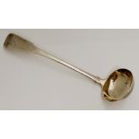 Scottish Provincial - A 19th Century Fiddle pattern Toddy Ladle,