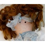 A Schoenau & Hoffmeister doll with sleeping eyes, ball jointed body, impressed SH 1909/6, Germany,