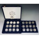 Coins, Royal Mint, World Silver Proof Crowns, 1990s-2000s,