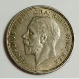 Coins, Great Britain, Silver Crown, George V, Wreath, 1933,