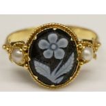 A "forget-me-not" ring,