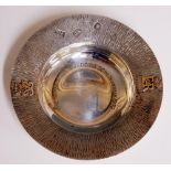 An Elizabeth II "Royal Silver Wedding 20th November 1972" commemorative armada style dish with