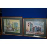 A pair of Barbara Fenwick Watercolours d