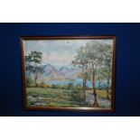 A framed print of Ennerdale by Charles D