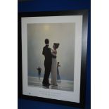 A framed Jack Vettriano print 'Dance Me