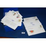 A collection of ''The International Olympic Committee'' official cased First Day Covers for the