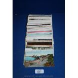 A large quantity of old Postcards including Weymouth, Salisbury, Margate, Birthday Cards, etc. (150