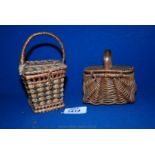 Two wicker Cricket Baskets