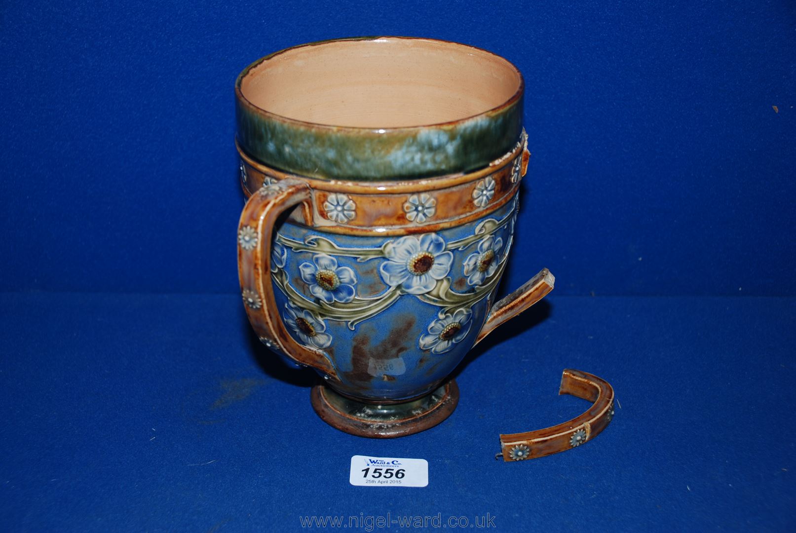 A Royal Doulton tyg Vase, a/f