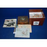 A quantity of Cigarette and Tea Cards, some in albums including John Players - National Flags,