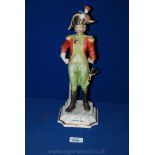 A figure of a French Soldier, 14 1/4'' high