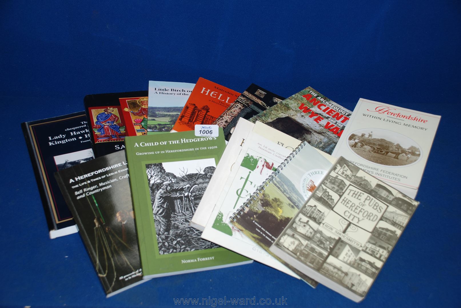 A quantity of Books on Hereford and locality including The Hidden Places of the Welsh Borders,