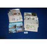 A quantity of old Postcards and Greetings cards