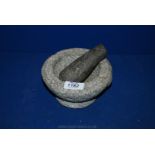 A stone Pestle and mortar