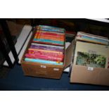 Box of Haines Manuals