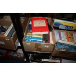 Box of books - Hardback novels, dictionary, etc.