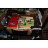 Box of books - Biggles, Black Beauty, etc.