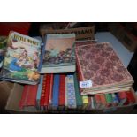 A box of old children's books: Sweet Home,