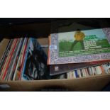 A box of LP's Tom Jones etc.