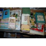 Two boxes of Books: novels including Pilcher,