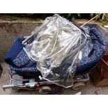 Good quality Silver Cross push chair and accessories