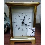 Duverdreg & Bloquel french movement Bayard carriage clock. H: 11 cm