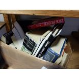 Box containing quantity of books including complete Dick Francis