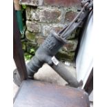 Vintage cast metal water pump