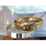 Two 9ct rolled gold ladies bracelets