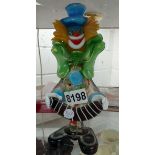 Murano glass clown H: 26 cm
