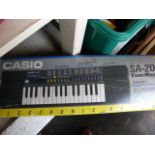 Boxed vintage Casio SA~20 electronic keyboard