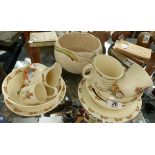 Quantity of Royal Doulton Bunnykins teaware and Carltonware