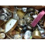 Quantity of good brassware and silver plate