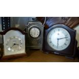 Smiths, Staiger & Royal Selanger mantel clocks