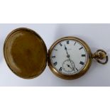 Elgin gold plated pocket watch, A/F