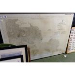 Large framed Naval map of Milford Haven sound