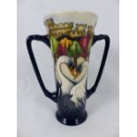 Moorcroft Royal House of Windsor (Two Kissing Swans) design. Limited Edition 92/150. RRP £465