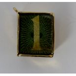 9ct gold vintage £1 pound note charm