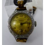 Art Deco ladies Superva wristwatch