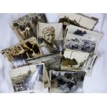 Original photographs WWII press release mainly US and German troops, fifty three photos with full