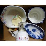Box of mixed ceramics including Carltonware
