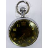 Doxa military issue pocket watch. Crows foot and GSTP 238081 to reverse. Working at lotting up.