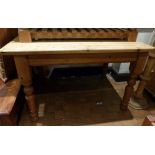 Pine farmhouse table, 122 x 82cm