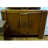 Oak sideboard with two interior drawers fitted