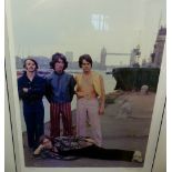 The Beatles 1968 Dockside Then II by Tom Murray, limited edition number 66/195 framed photograph