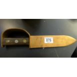 Large copper knife